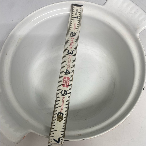 Descoware 17-A 16 FE Flame Orange Covered Casserole Pan Made inBelgium - Picture 10 of 16